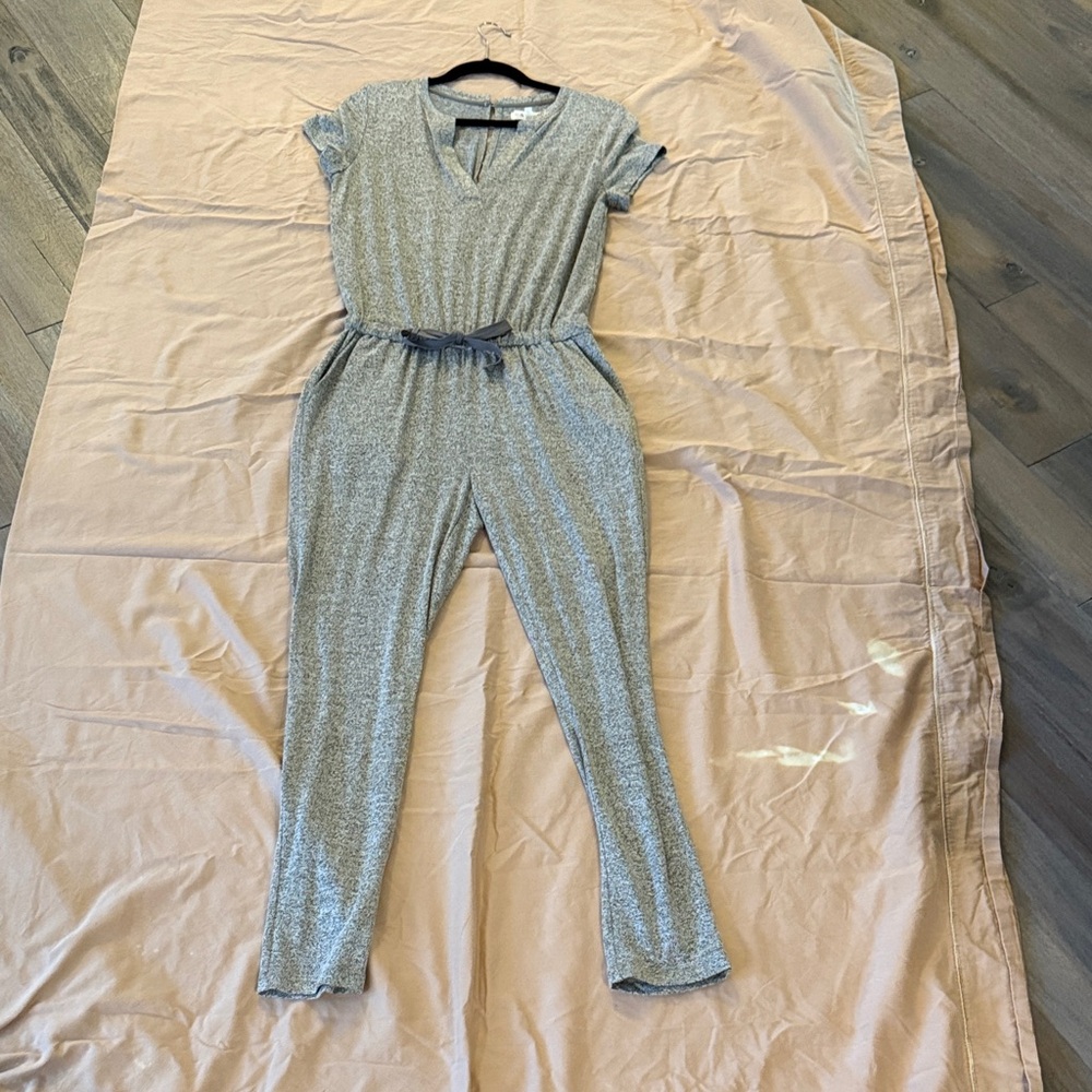 Lou & Grey Soft Gray Jumpsuit